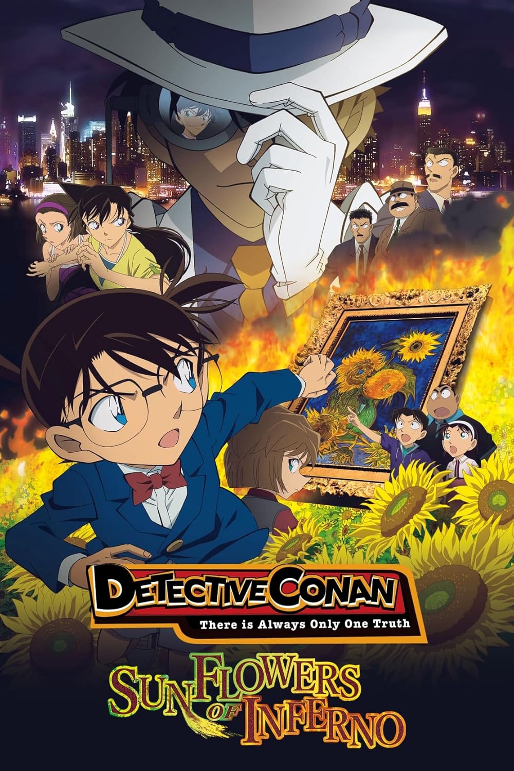 Detective Conan Sunflowers of Inferno ยอดนักสืบจิ๋วโคนัน เดอะมูฟวี่ 19 ปริศนาทานตะวันมรณะ (2015) พากย์ไทย